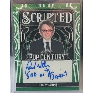 2024 Leaf Pop Century PAUL WILLIAMS Auto Green Shimmer Scripted 500 Bandit /4